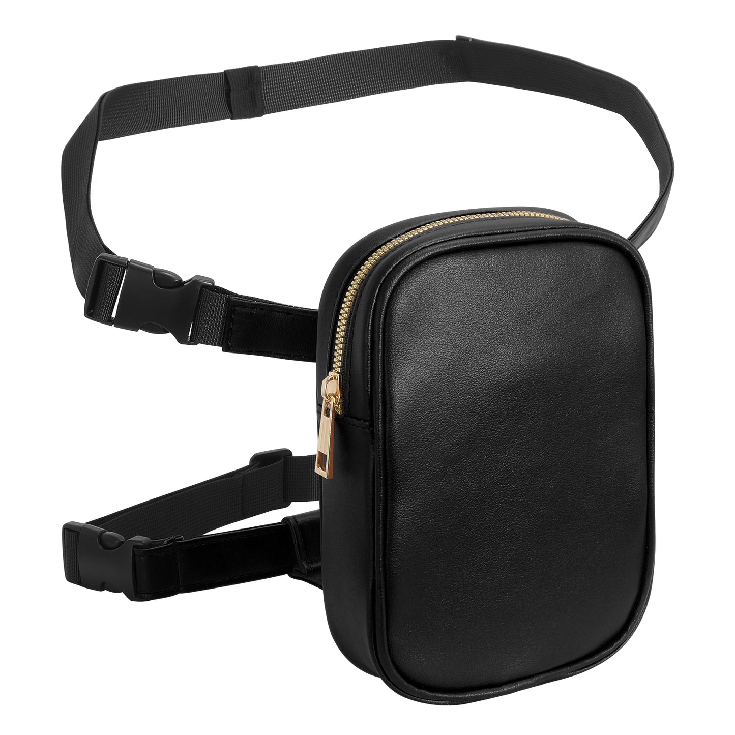 SUOSDEY Thigh Harness Leg Bag Fanny Pack for Women Leather Hip Bag