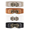SUOSDEY Women Stretchy Belts Ladies Elastic Wide Waist Belts for Dresses 2 Pack