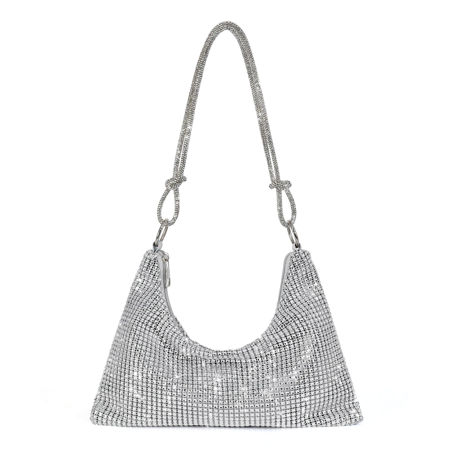 SUOSDEY Women's Rhinestone Evening Bag Sparkly Shoulder Bag for Party Wedding