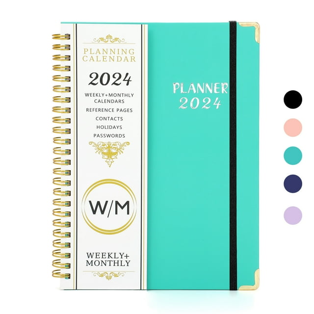 2024-2025 Academic Year Planner Calendar Notebook(JUL.2024-JUN.2025,6.3"x8.5"),Daily Weekly Monthly Agenda Planner for School Teacher Student