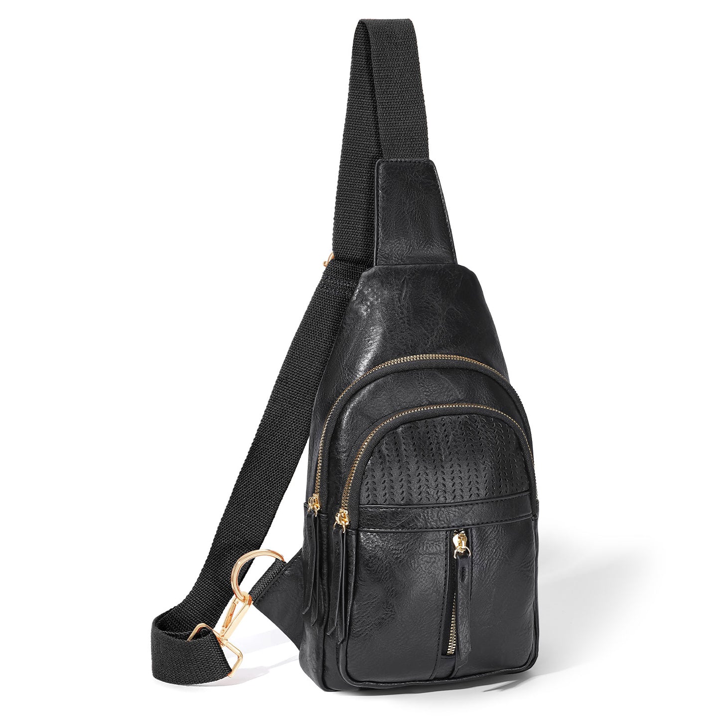 SUOSDEY Small Sling Bag for Women Vegan Leather Fanny Pack Crossbody Bags for Travel