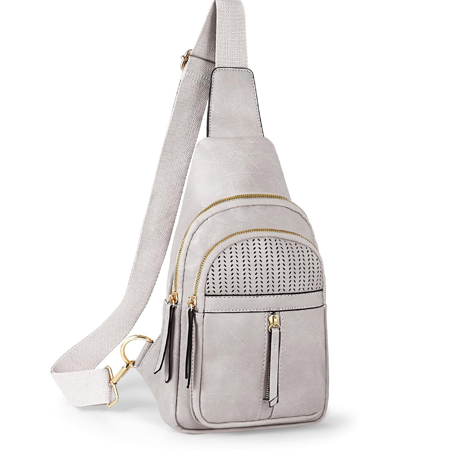 SUOSDEY Small Sling Bag for Women Vegan Leather Fanny Pack Crossbody Bags for Travel