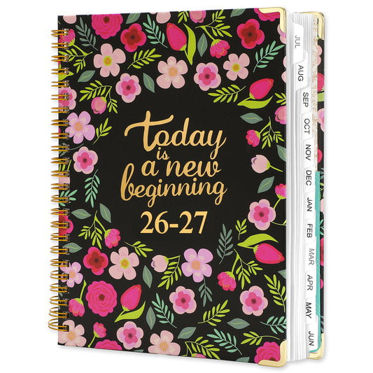 2026-2027 Academic Year Planner Calendar Notebook(JUL.2026-JUN.2027,6.3"x8.5")Daily Weekly Monthly Agenda Planner for Women Men