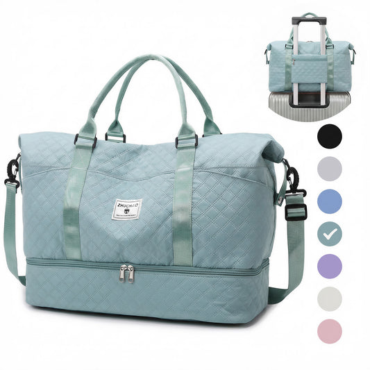 SUOSDEY Overnight Duffle Bag for Travel,Weekender Bags with Shoes Compartment,Hospital Bag for Labor and Delivery,Carry On Bag for Women,Travel,Gym,Weekend