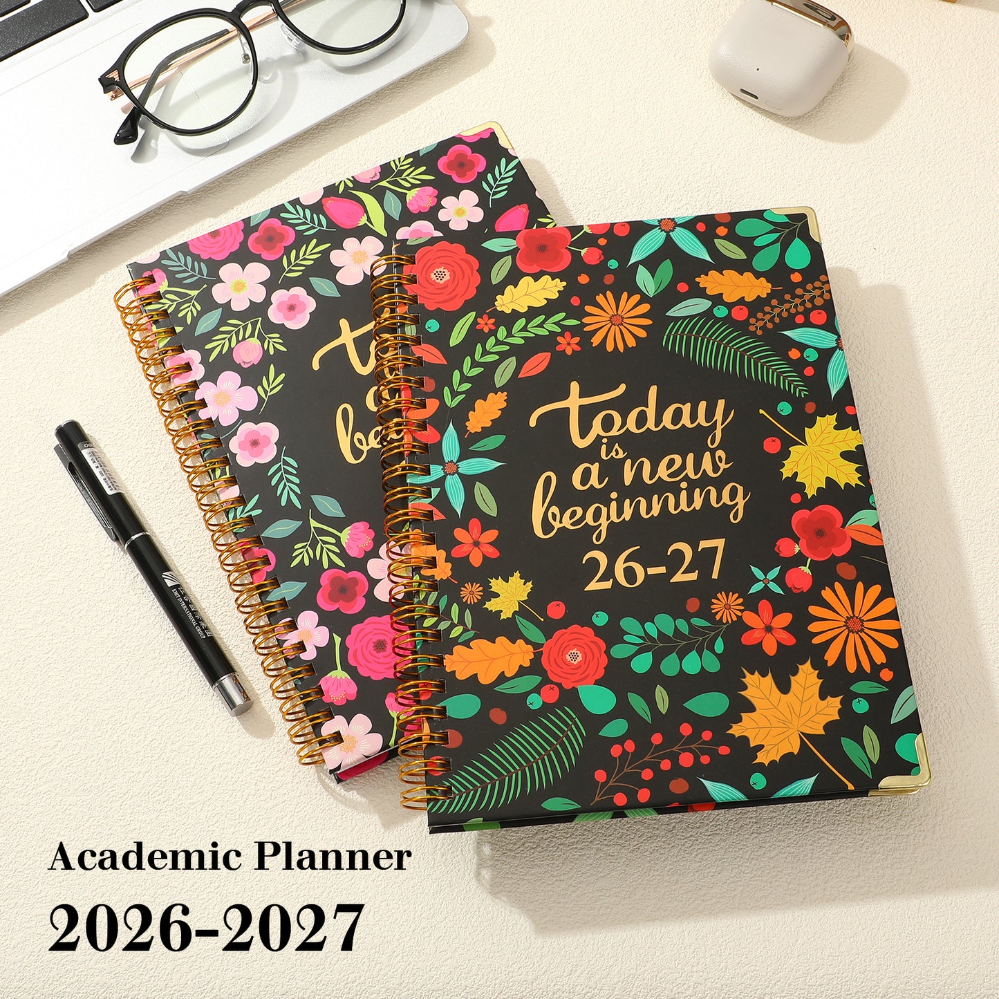 2026-2027 Academic Year Planner Calendar Notebook(JUL.2026-JUN.2027,6.3"x8.5")Daily Weekly Monthly Agenda Planner for Women Men
