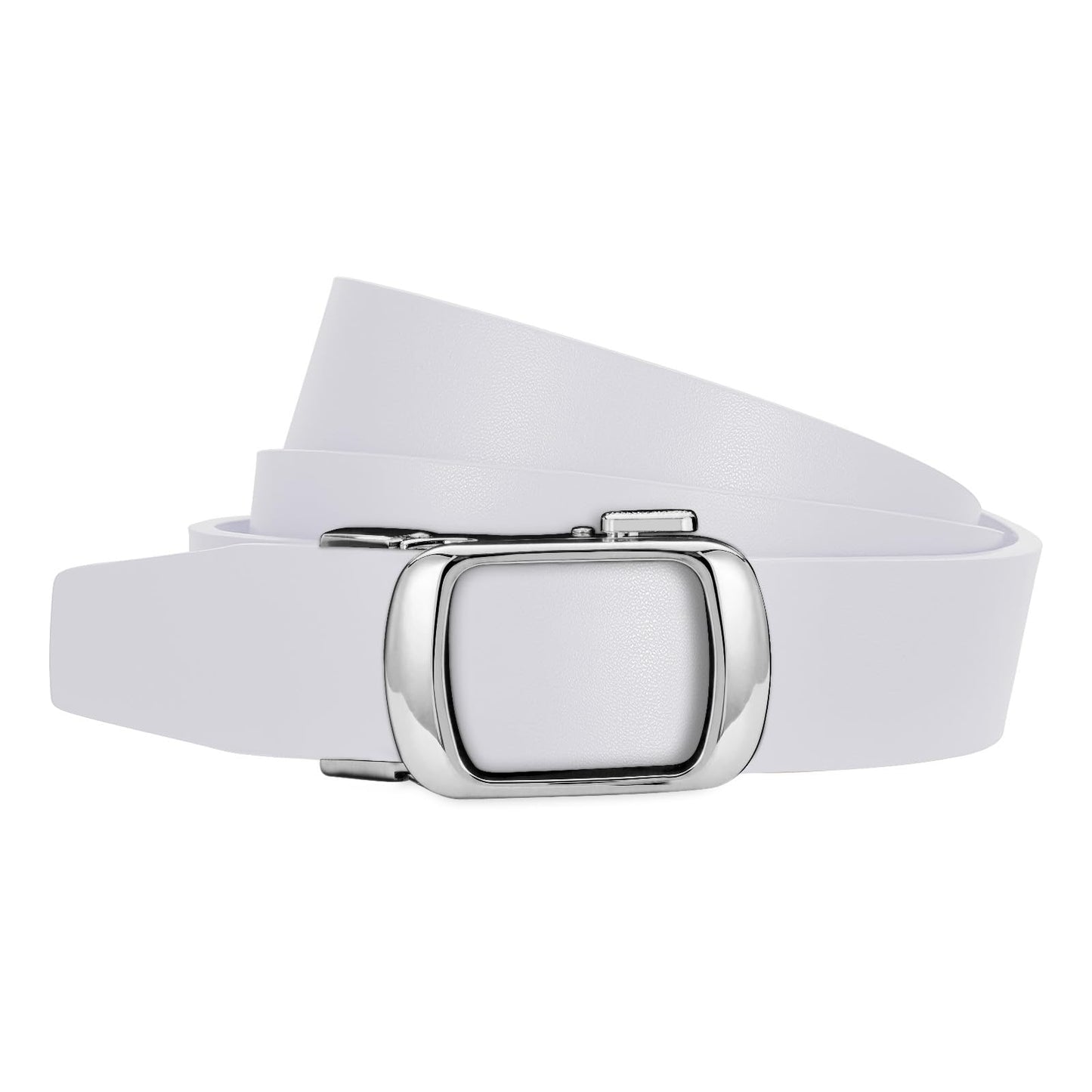 SUOSDEY Women Ratchet Belt Automatic Buckle Slide Belt for Jeans Dresses