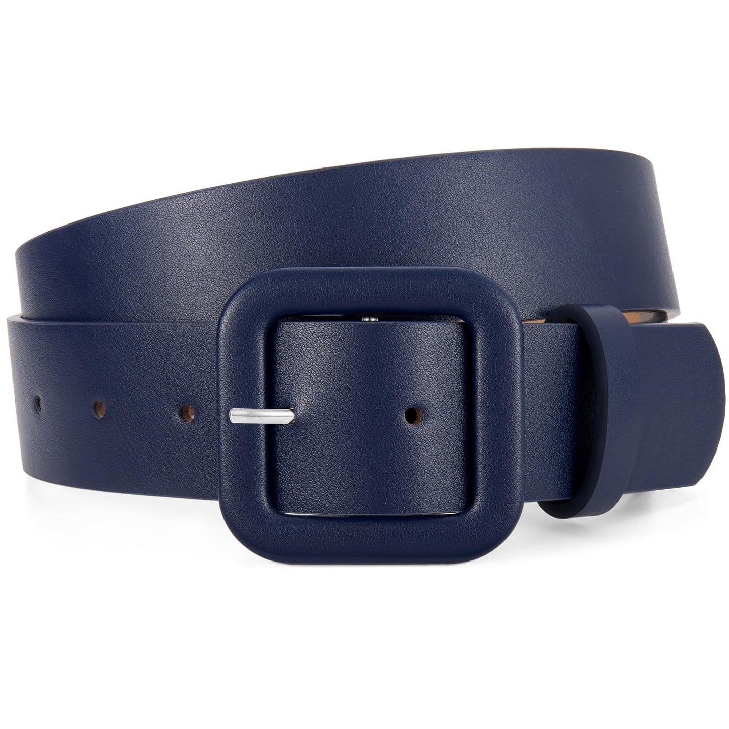 SUOSDEY Belts for Women,Ladies Belt for Jeans Pants Dresses,Candy Color Fashion Square Buckle Belt