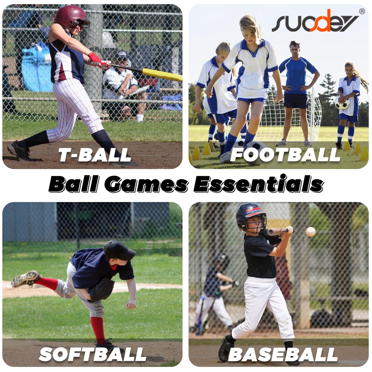 SUOSDEY Youth Baseball Socks and Belt Combo for Adult,Elastic Softball Belt and Socks for 7-16 Years Old and Adult Supplies